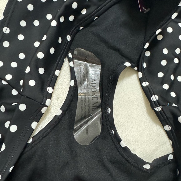 NWT Adore me black with dots Swim bottom Large - Picture 3 of 5